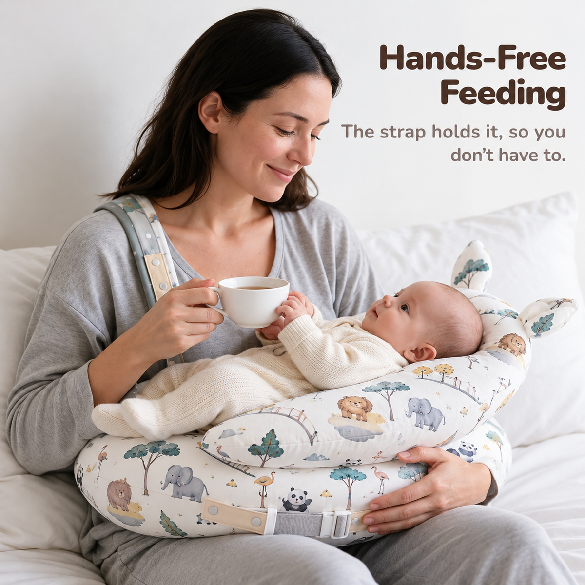 Nuzzly – Hands-Free Nursing Pillow